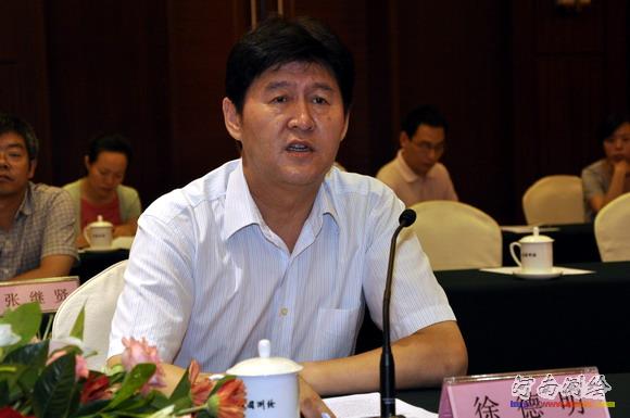 国家测绘局局长徐德明发言。（光明网记者陈晨摄影）