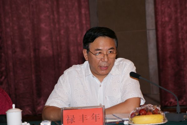 河南省测绘局副局长禄丰年在解答意见