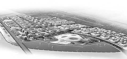 国家地理信息科技产业园鸟瞰