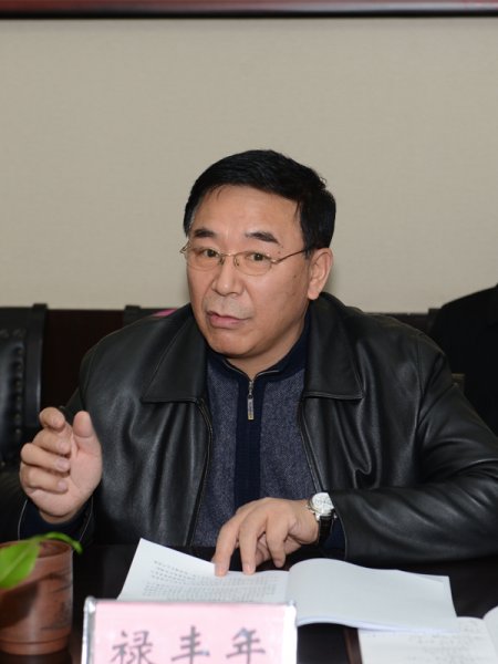 河南省测绘地理信息局副局长禄丰年参加评审会和座谈会。