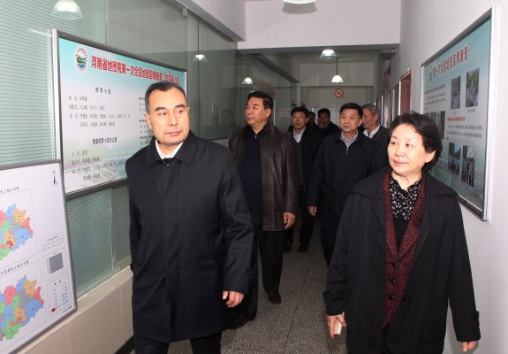 库热西局长视察河南局直属单位省遥感测绘院 - 复件