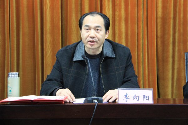 中心主任李向阳作工作报告