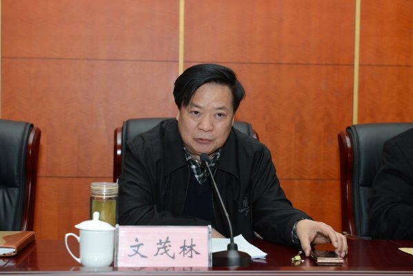 河南省国土资源厅党组成员、巡视员文茂林出席会议并作重要讲话