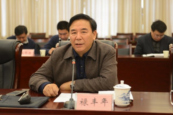 省普查办常务副主任、河南省测绘地理信息局副局长禄丰年（主持工作）主持会议并讲话