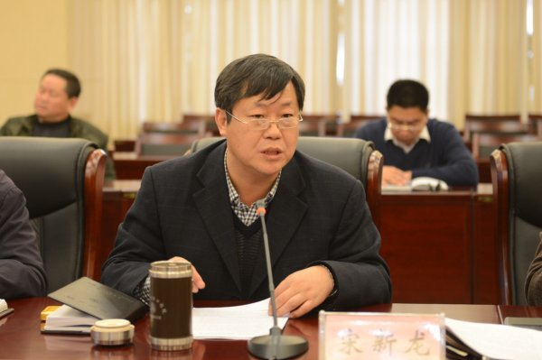 省普查办副主任、专职办主任宋新龙作河南省地理国情普查工作的总体情况汇报