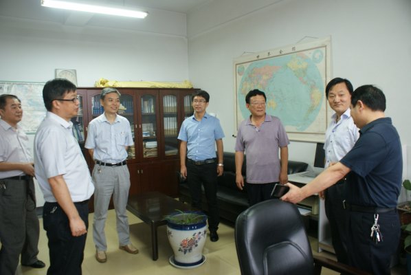 刘济宝局长调研驻马店市测绘地理信息工作