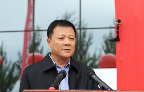 国家测绘地理信息局副局长、党组成员,竞赛组委会常务副主任宋超智讲话。