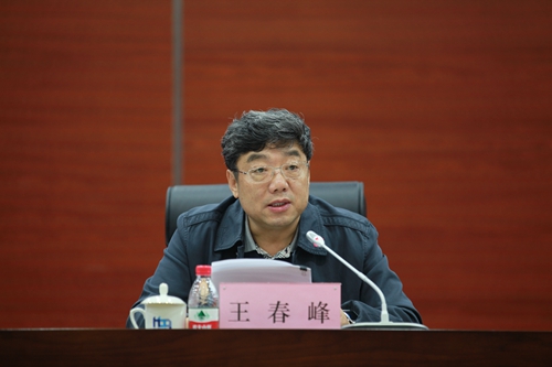 国家测绘地理信息局党组副书记、副局长王春峰出席会议并讲话