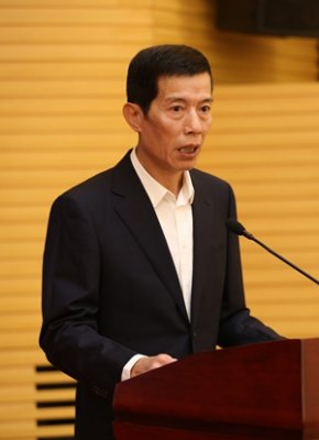 中国地震局局长陈建民出席签署仪式并致辞