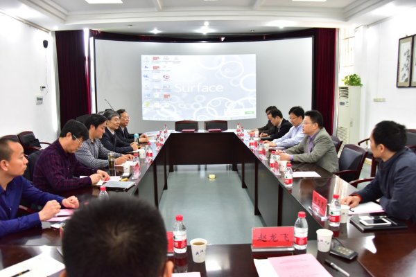 河南省测绘地理信息局刘济宝一行与武汉大学李建成等座谈