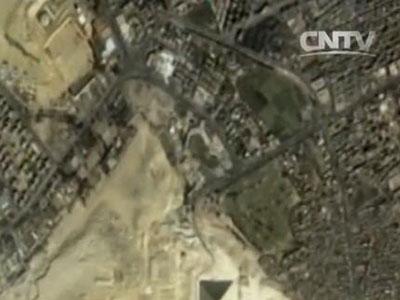 卫星拍摄地面物体